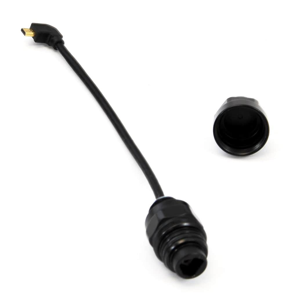 HDMI Bulkhead ~with Integrated Cable and Type-D Connector