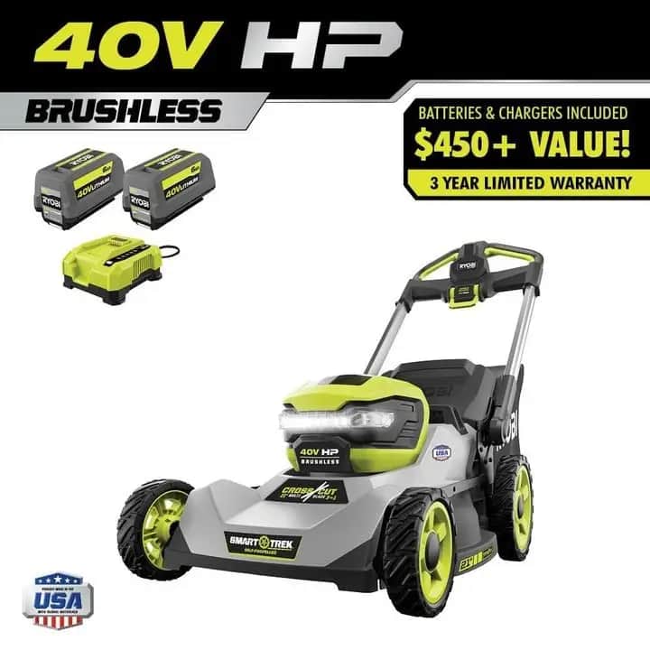 40V HP Brushless 21" Self-Propelled Multi-Blade Mower Kits