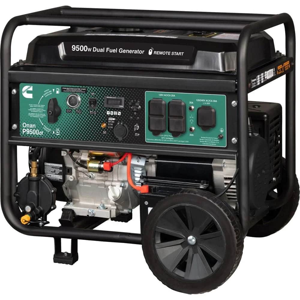 Cummins Onan P9500df Dual Fuel Portable Generators
