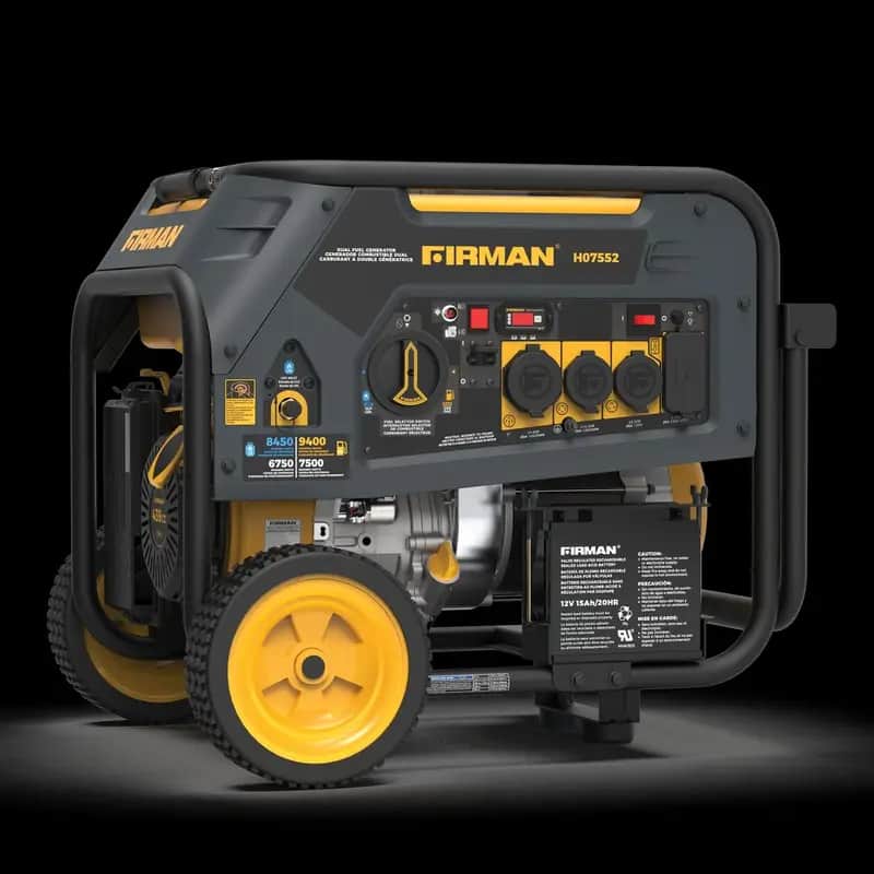 Firman H07552 9400W Dual Fuel Generators