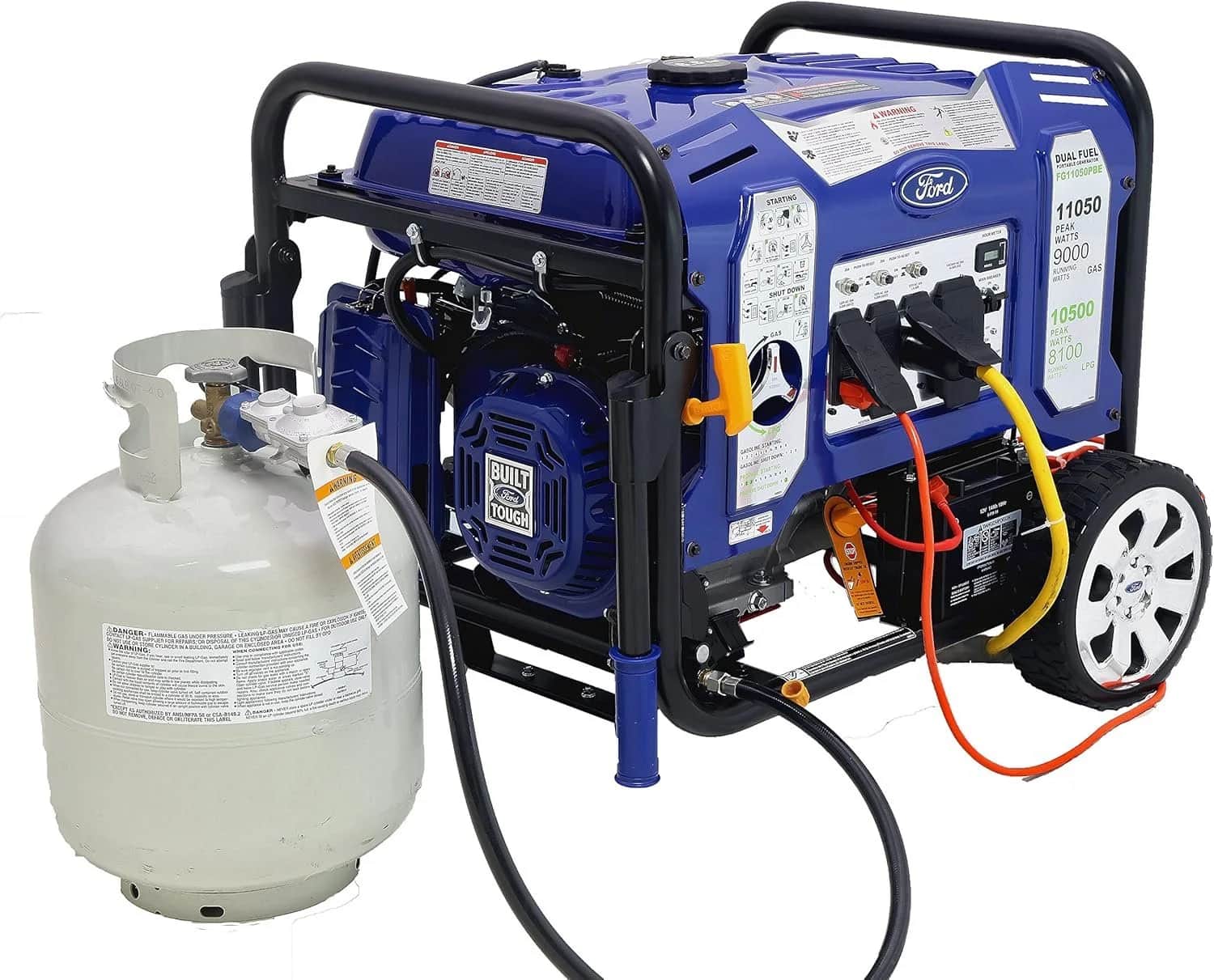Ford 11,050 Watt Dual Fuel Portable Generators FG11050PBE