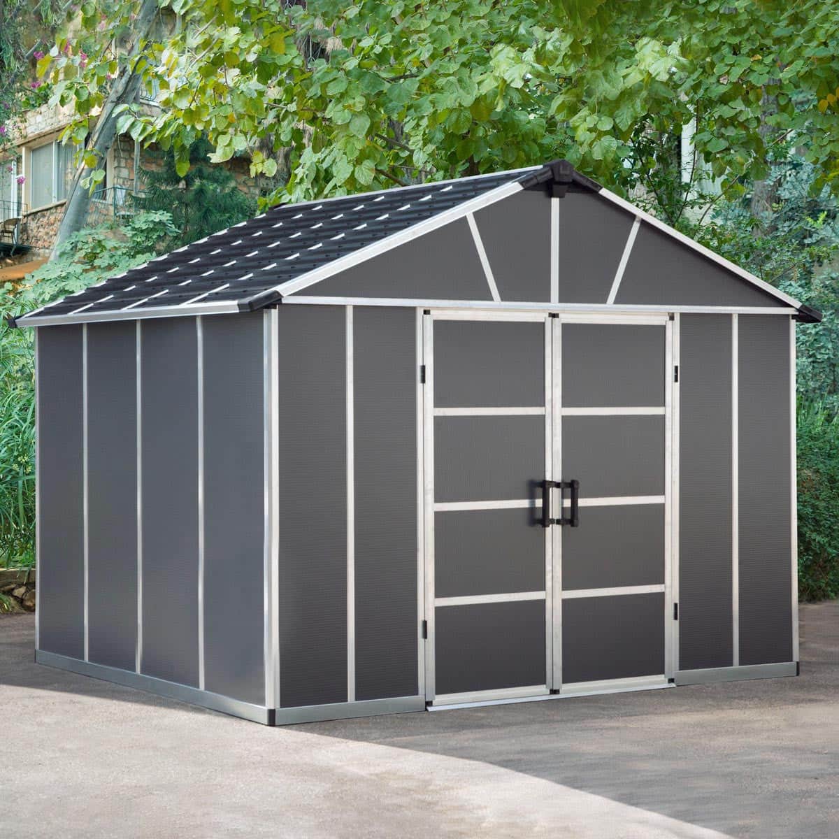 Heavy Duty Yukon Sunlit Garden &amp; Utility Shed