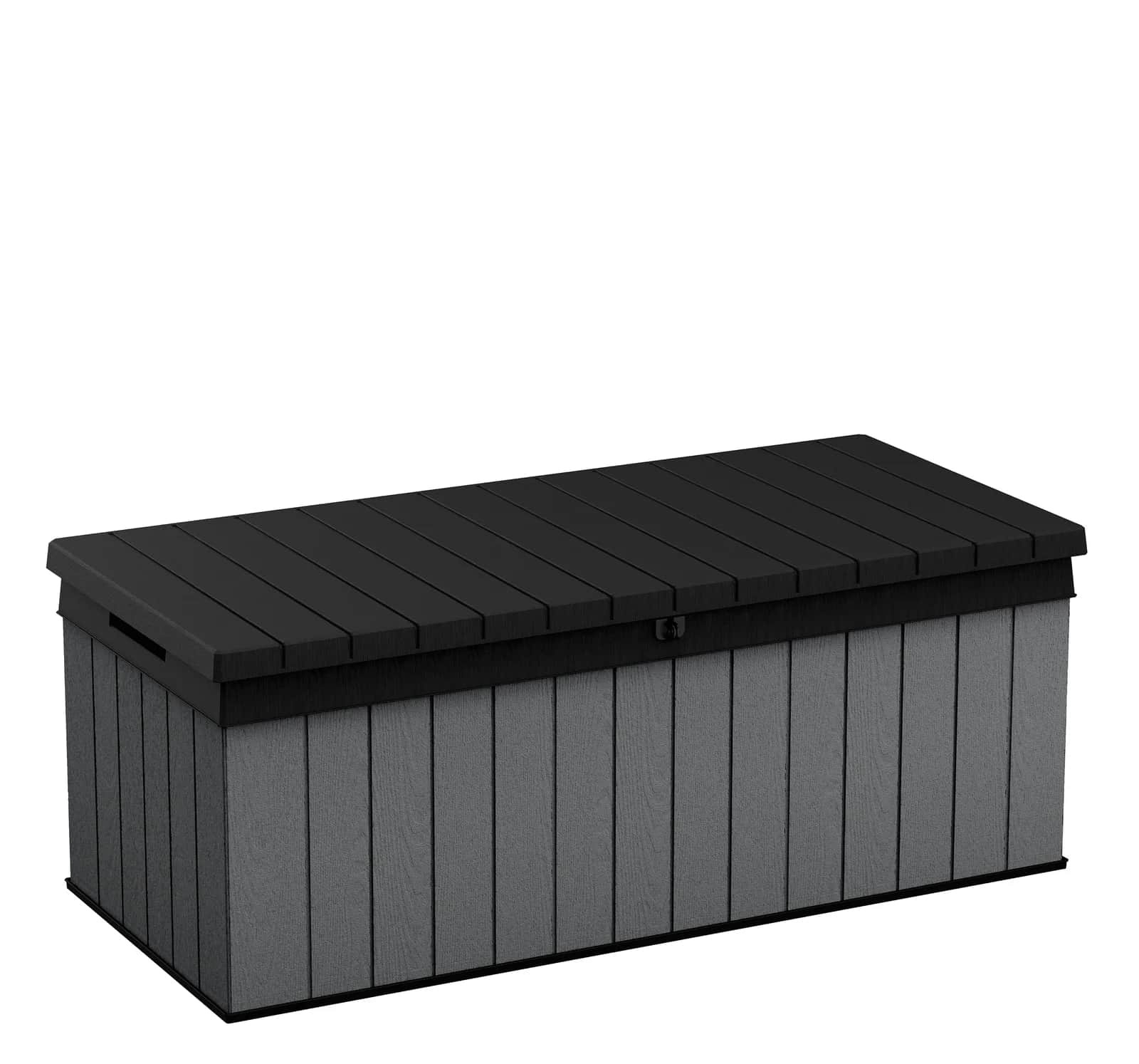 Keter Darwin 100 Gallon Outdoor Storage Box with Evotech+ Composite, Gray