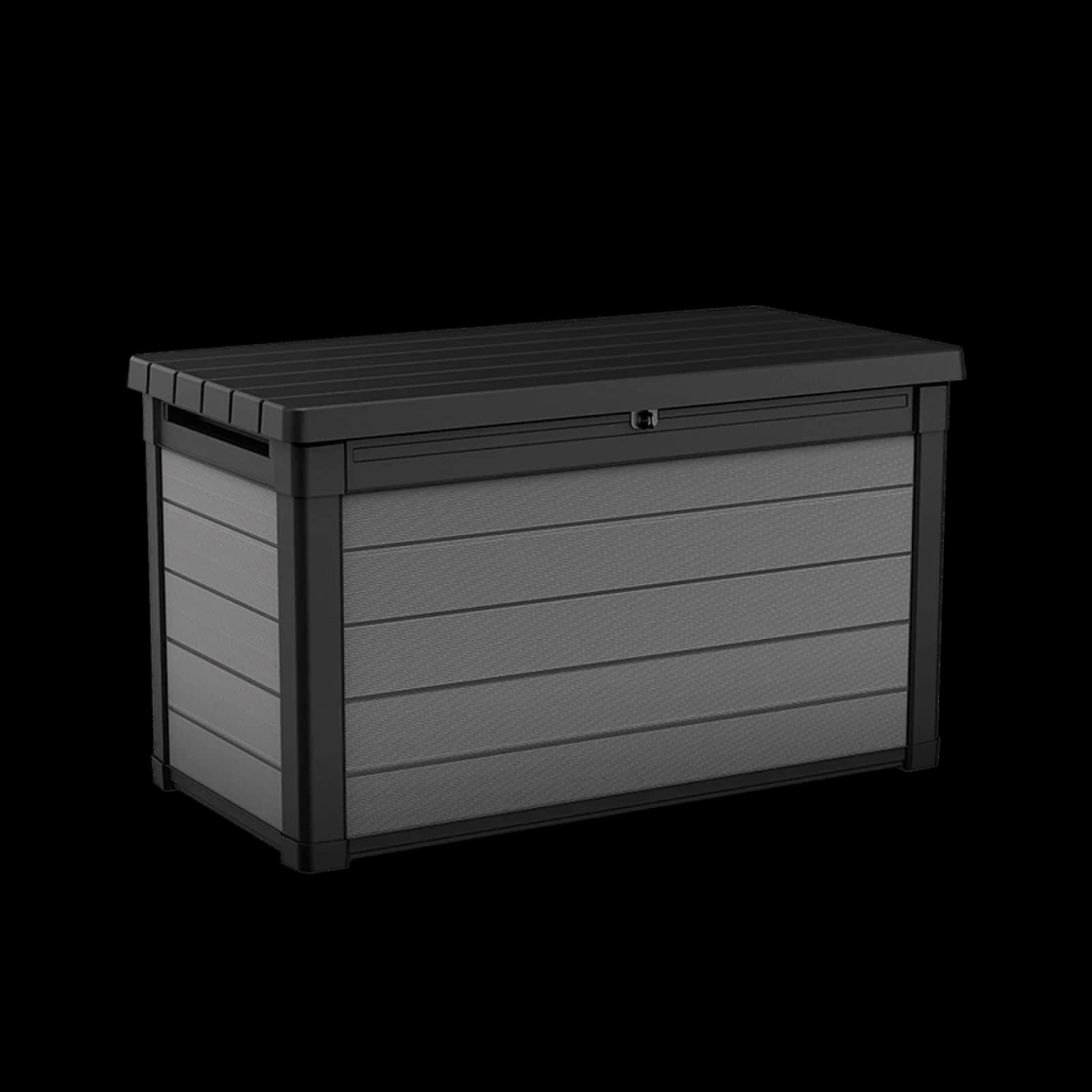 Keter Premier 100 Gallon Outdoor Storage Deck Box, Grey
