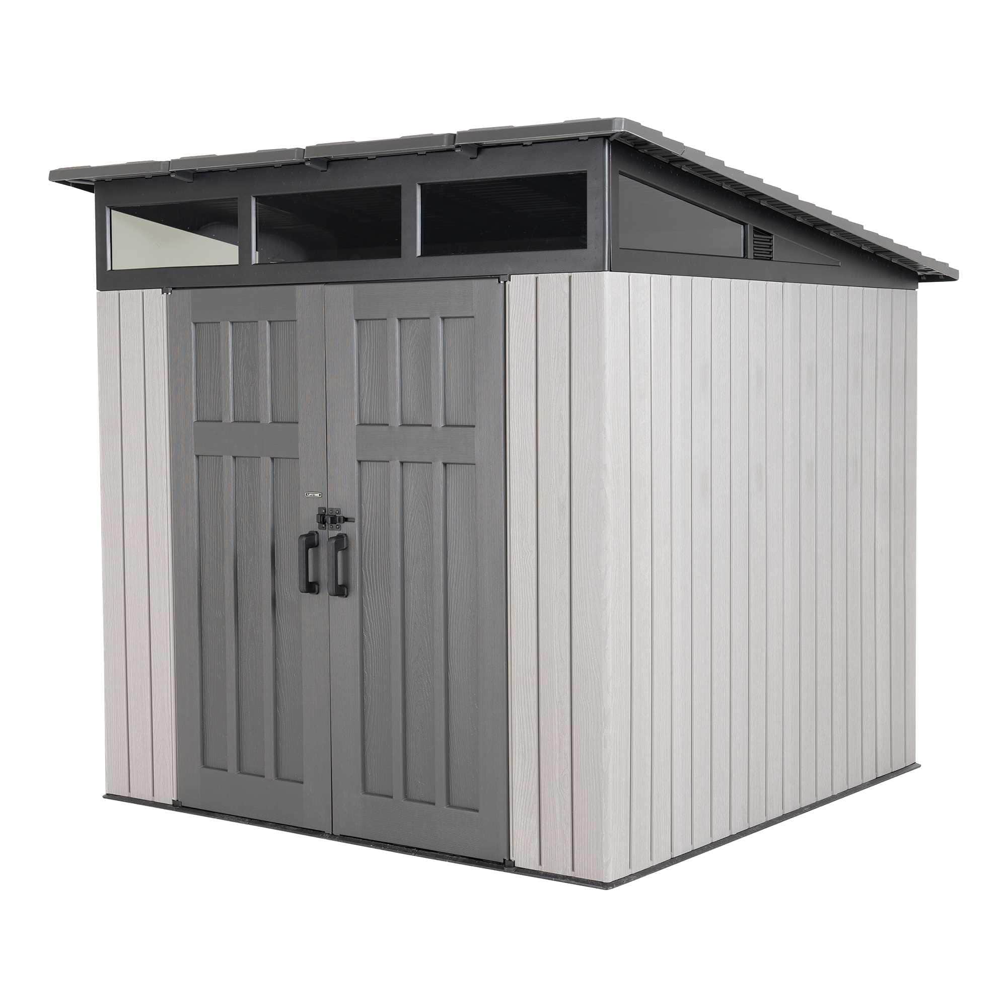 Lifetime 8.3 Ft. X 8.3 Ft. Farmhouse Storage Shed – 60542
