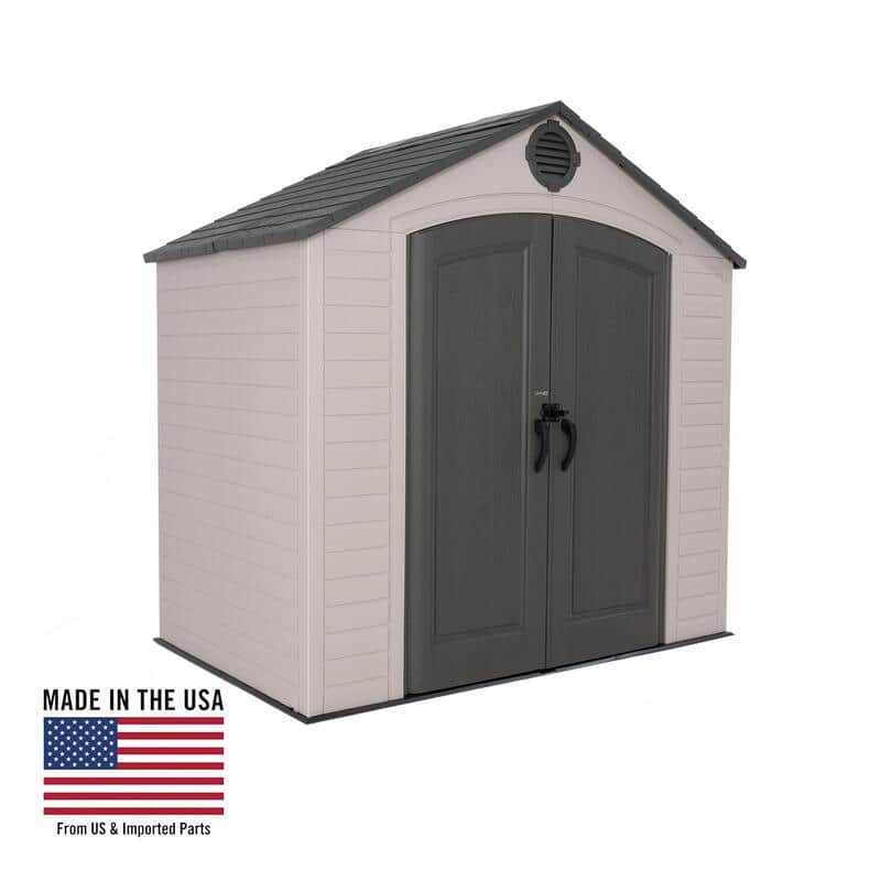 Lifetime 8 ft x 5 ft Outdoor Storage Shed – 60392