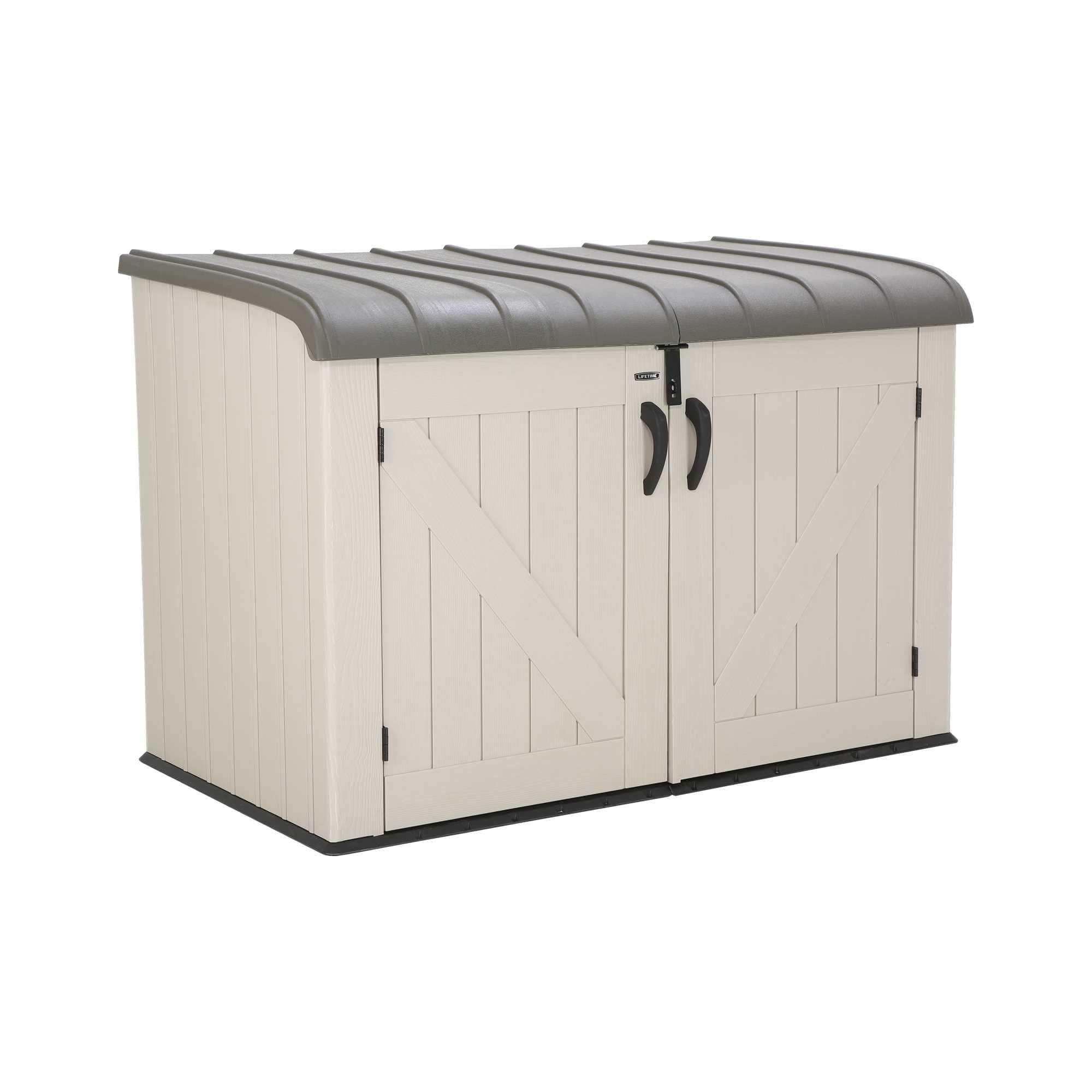 Lifetime Horizontal Storage Shed (75 Cubic Feet) – 60170