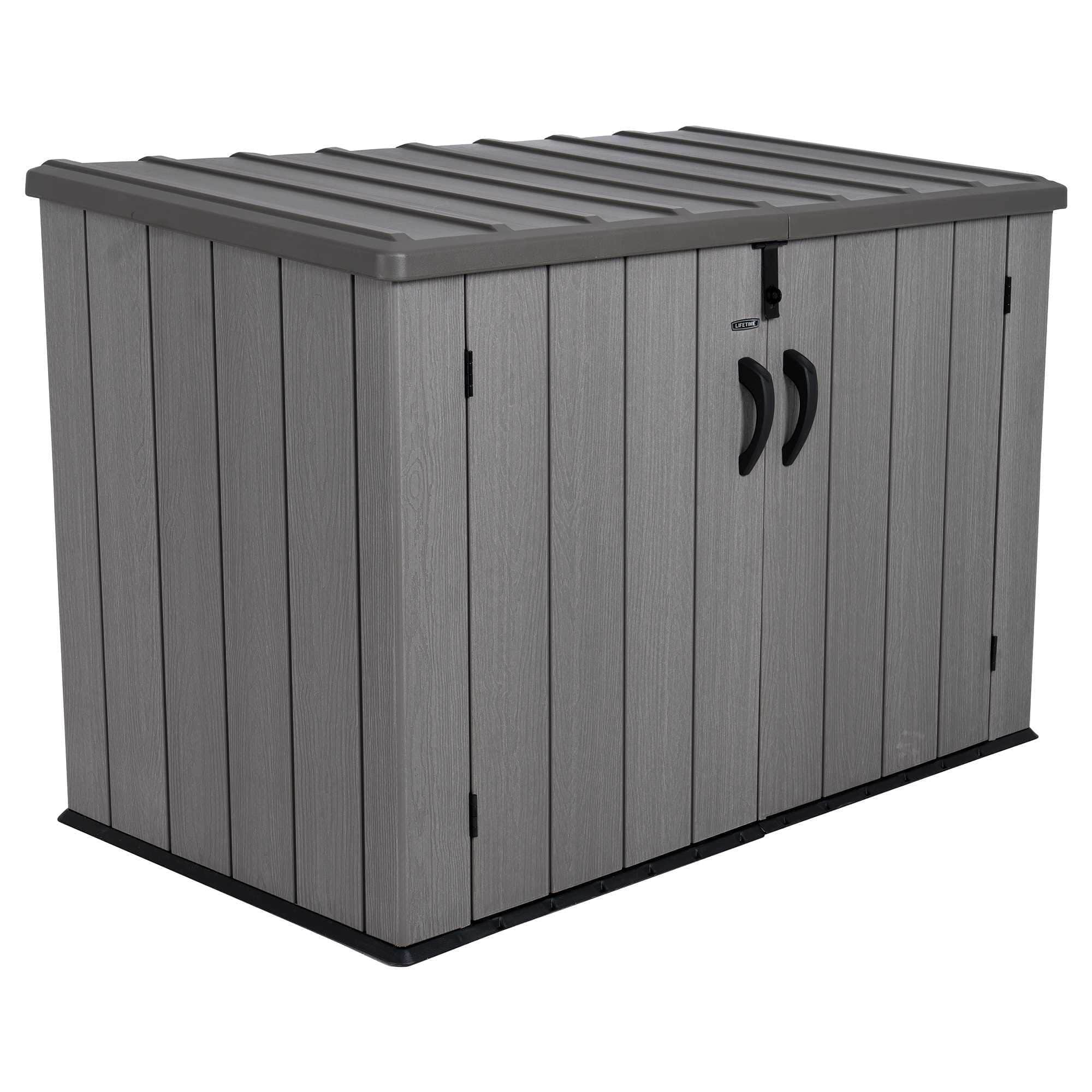 Lifetime Horizontal Storage Shed (75 Cubic Feet) – 60341
