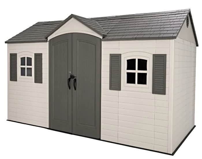 Lifetime Legacy 15×8 Plastic Storage Shed Kit w/ Floors