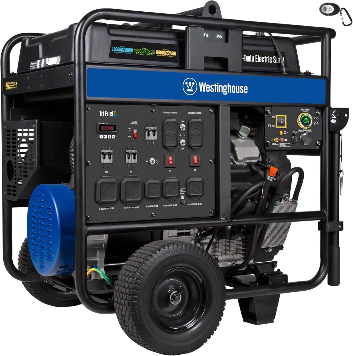 Westinghouse 28,000/20.000-Watt Tri-Fuel Portable Generators