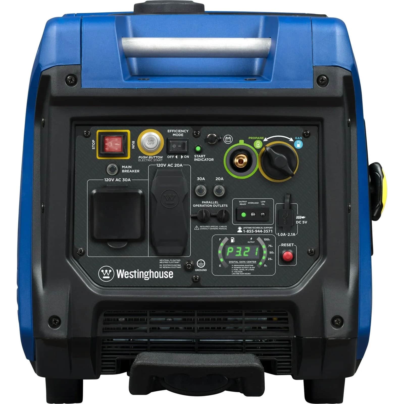 Westinghouse 5,000-Watt Dual-Fuel Portable Inverter Generators