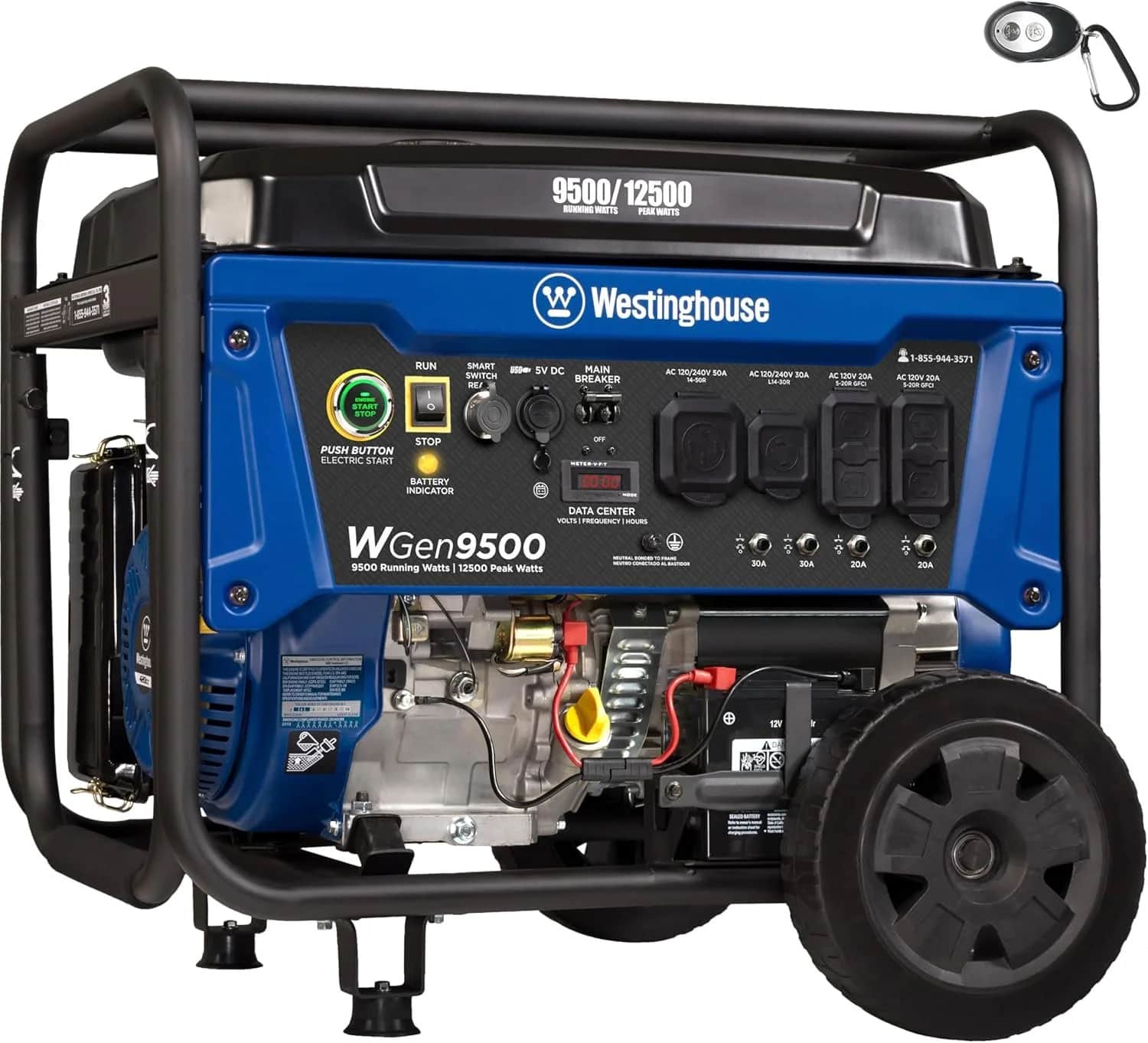 Westinghouse 9500 Peak Watt Home Backup Portable Gas Powered Generators