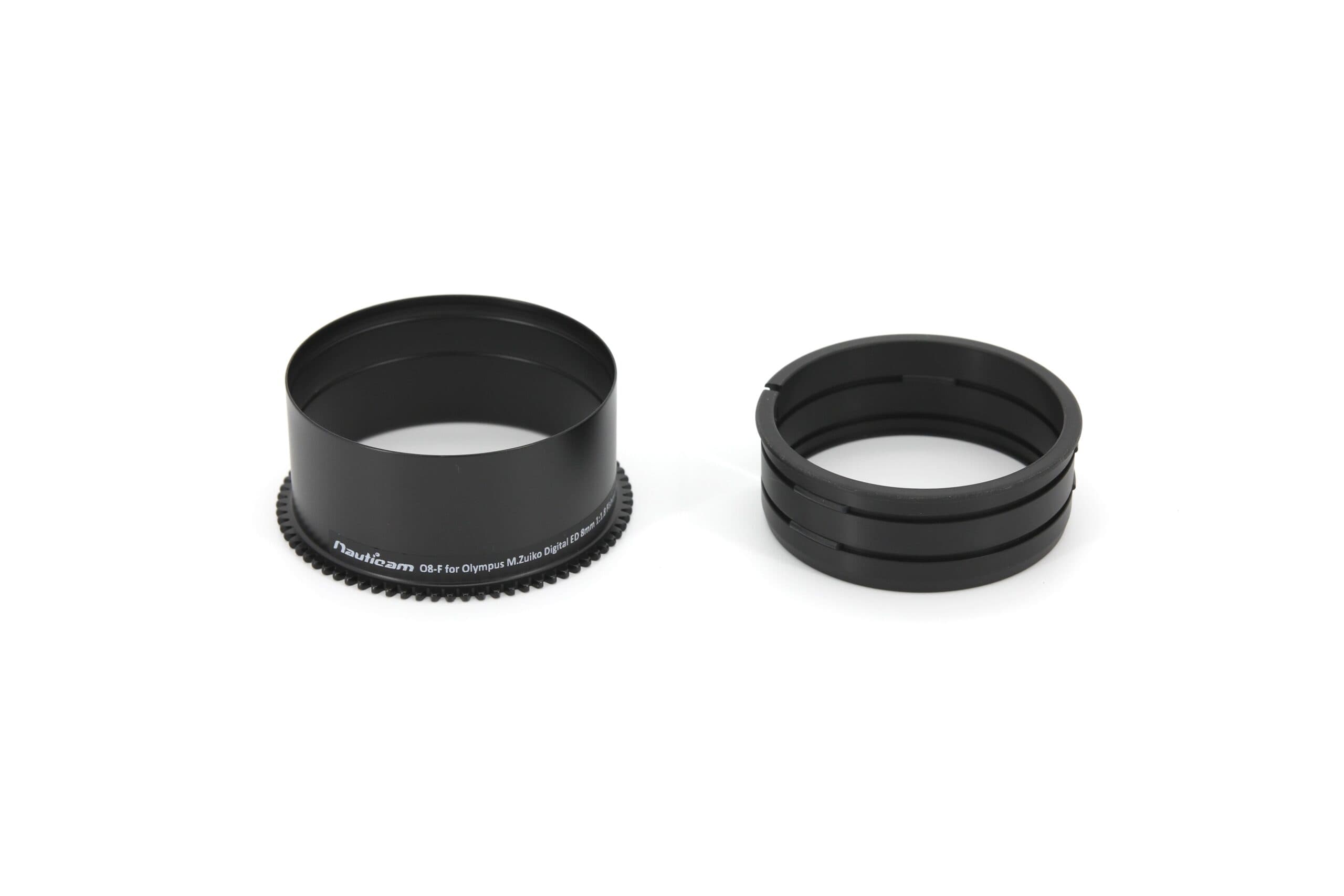 O8-F Focus Gear ~for Olympus M.Zuiko Digital ED 8mm 1:1.8 Fisheye PRO