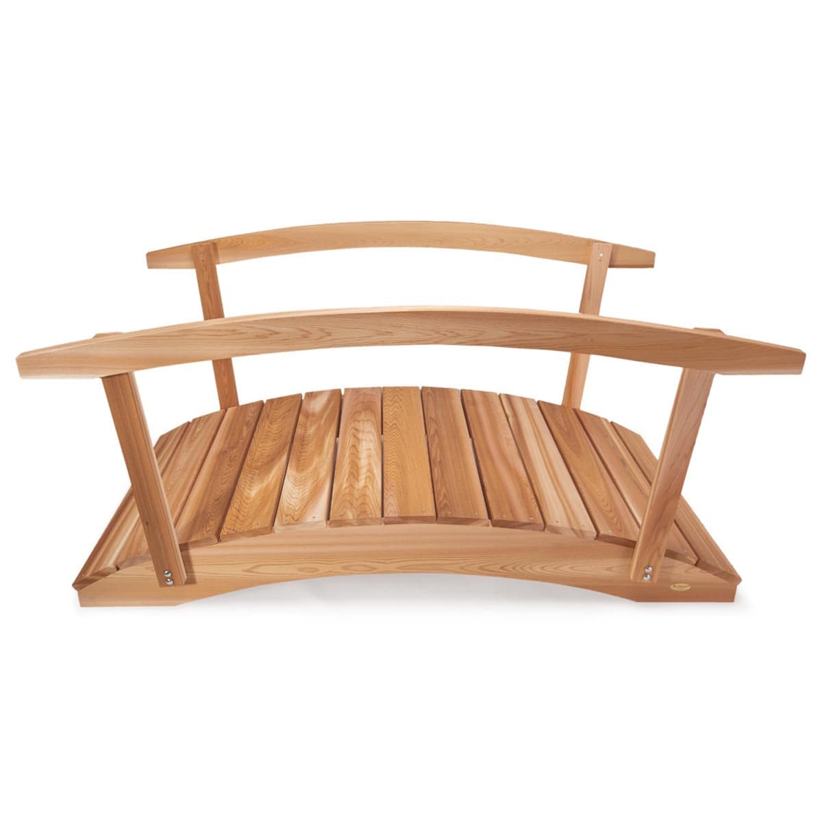 6' Cedar Garden Bridge &amp; Handrails