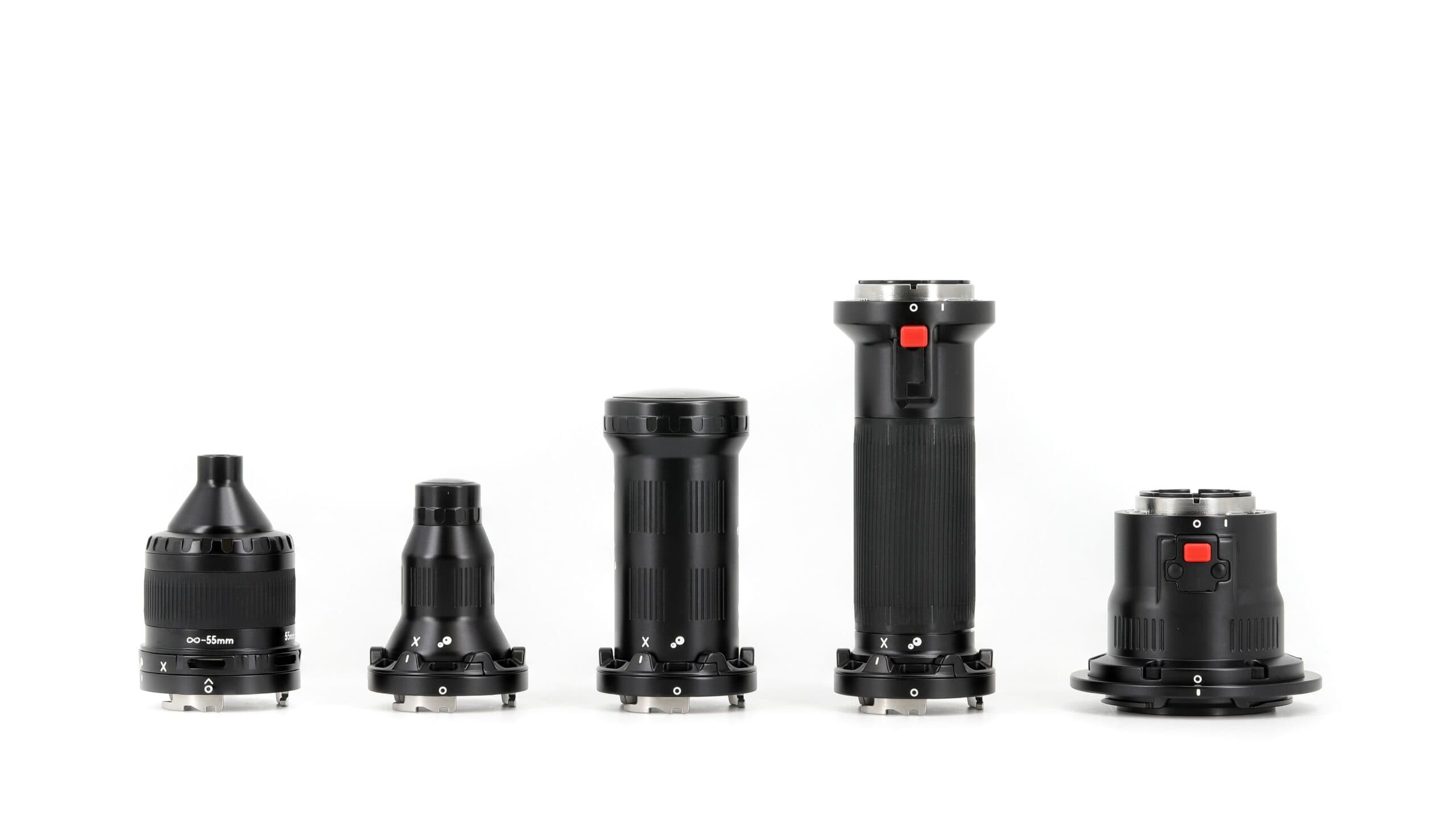 EMWL Set #3 (incl. focusing unit Sony, 150mm relay lens and 3 objective lenses)