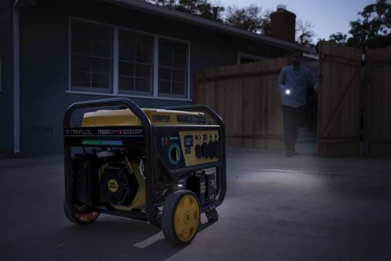 Champion 11,500/9,200-Watt Tri-Fuel Home Backup Portable Generators