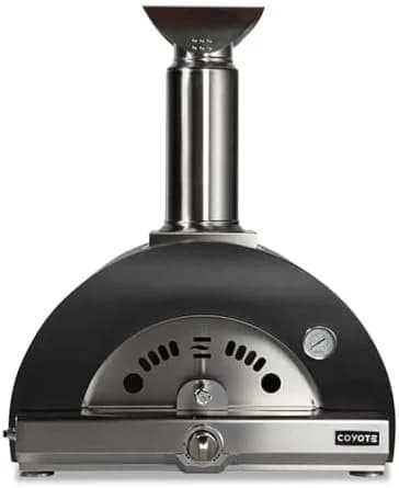 Coyote Outdoor Living 30" Matte Black Hybrid Pizza Ovens in NG