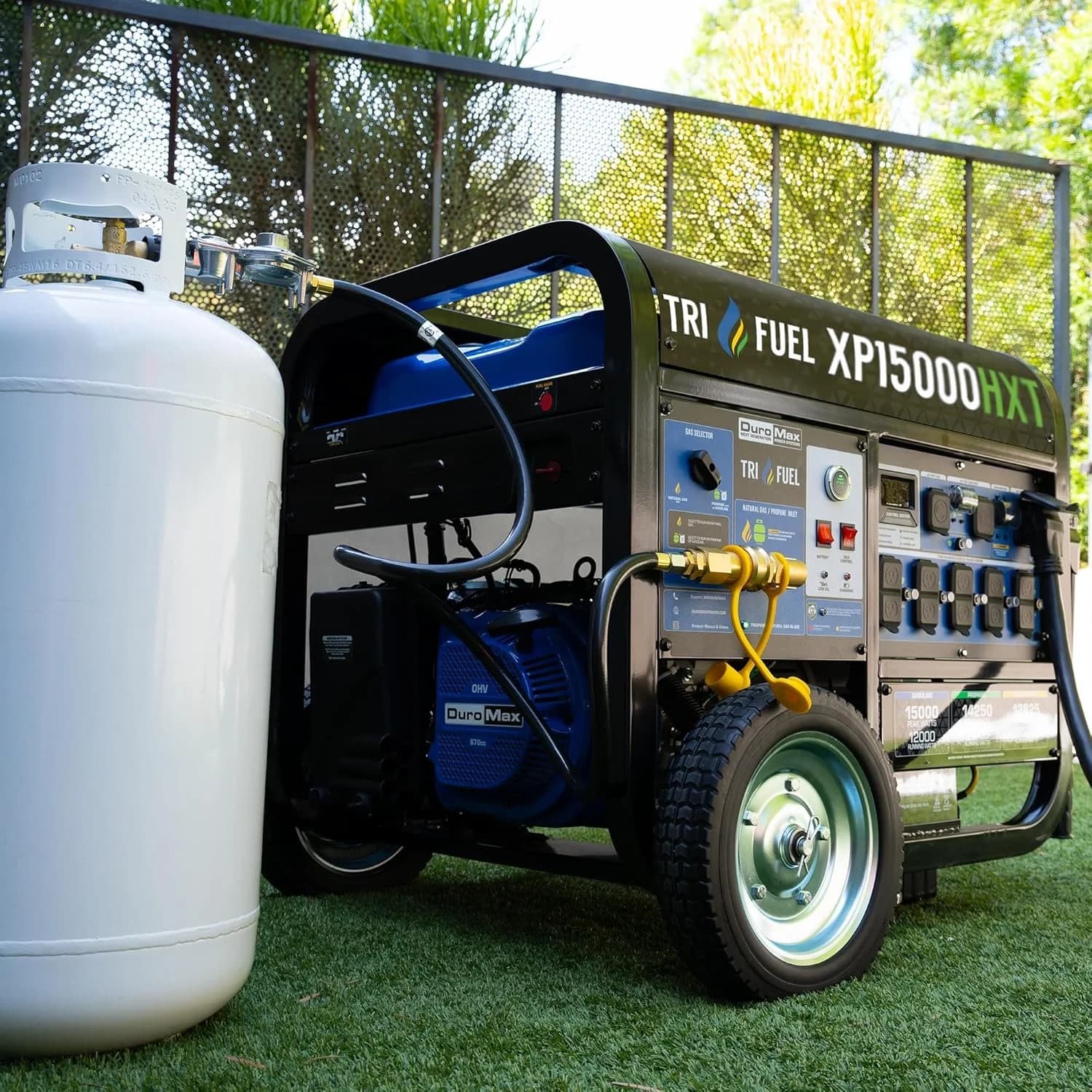 DuroMax 15,000-Watt Tri-Fuel Portable Generators XP15000HXT