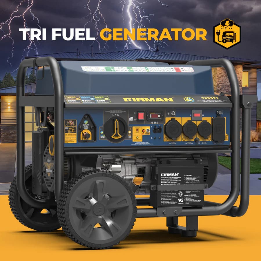 Firman 11600W Tri Fuel Portable Generators