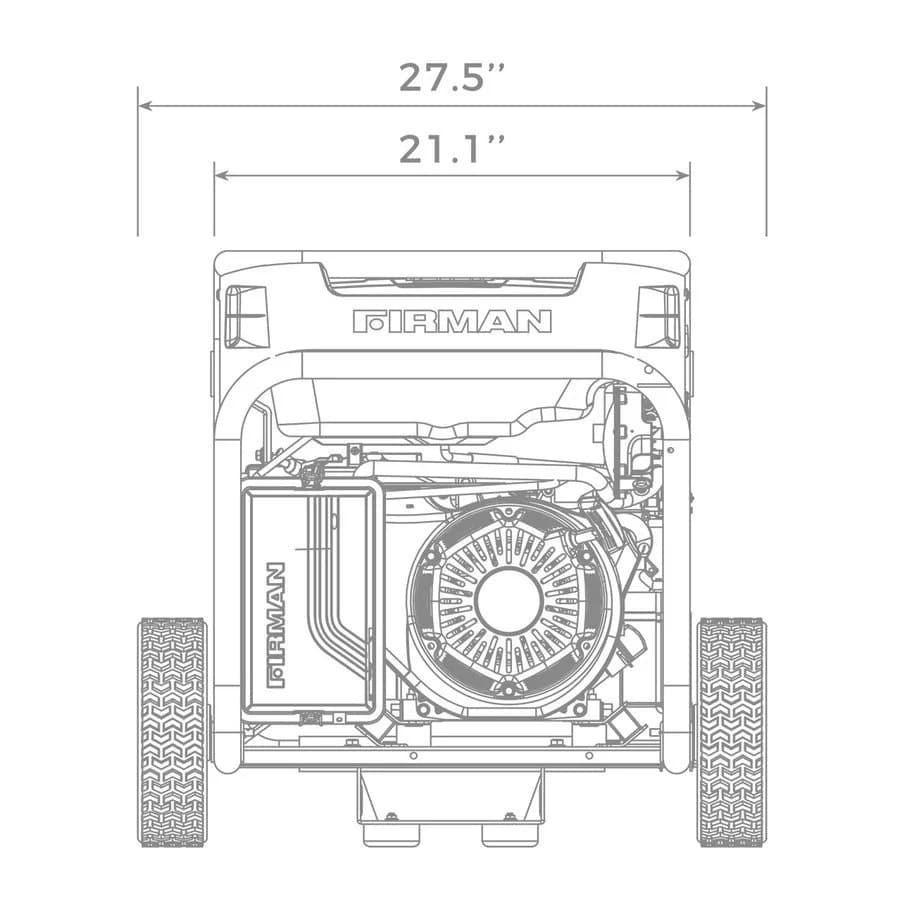 Firman H07552 9400W Dual Fuel Generators