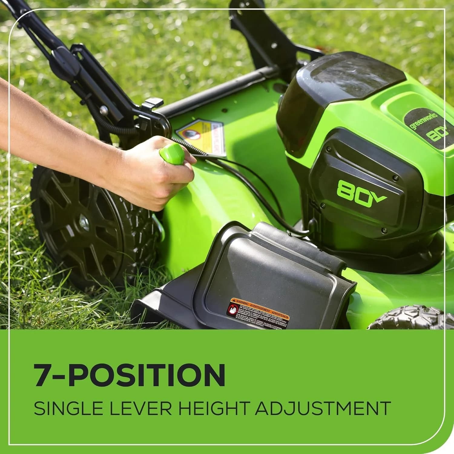 Greenworks 80V 21" Cordless Self-Propelled Lawn Mowers