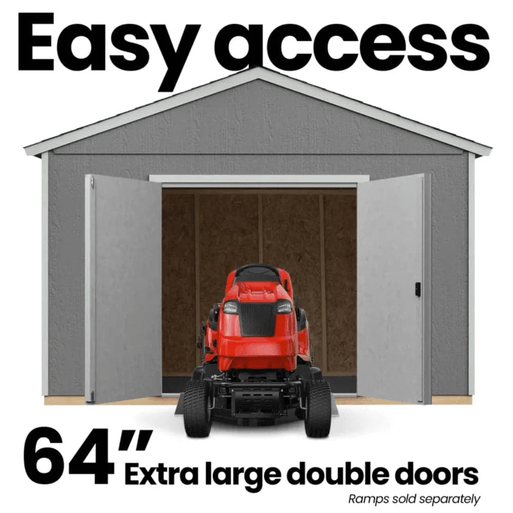 Handy Home Rookwood 10 x 14 ft. Wood Storage Shed Kit