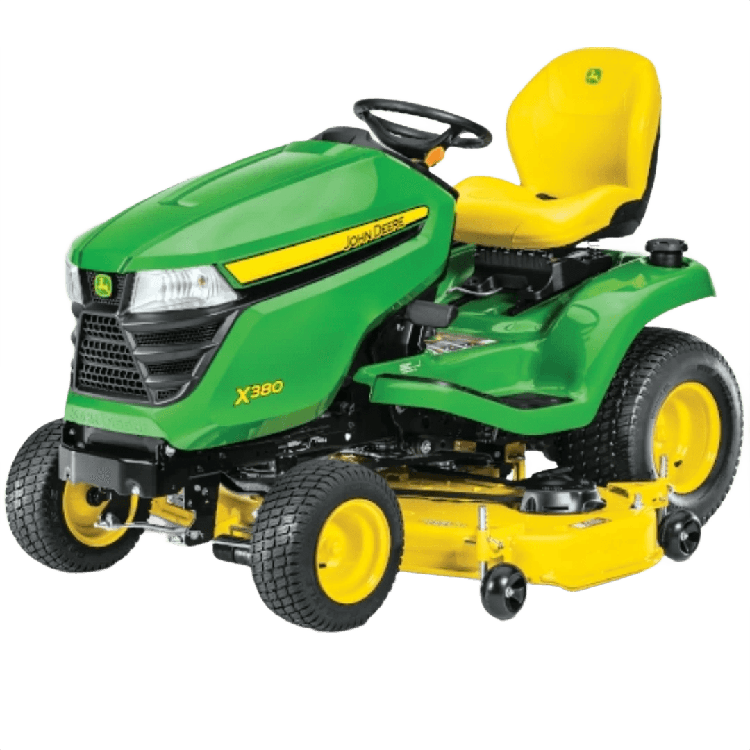 John Deere X380 Lawn Tractor with 54-In. Accel Deep Deck