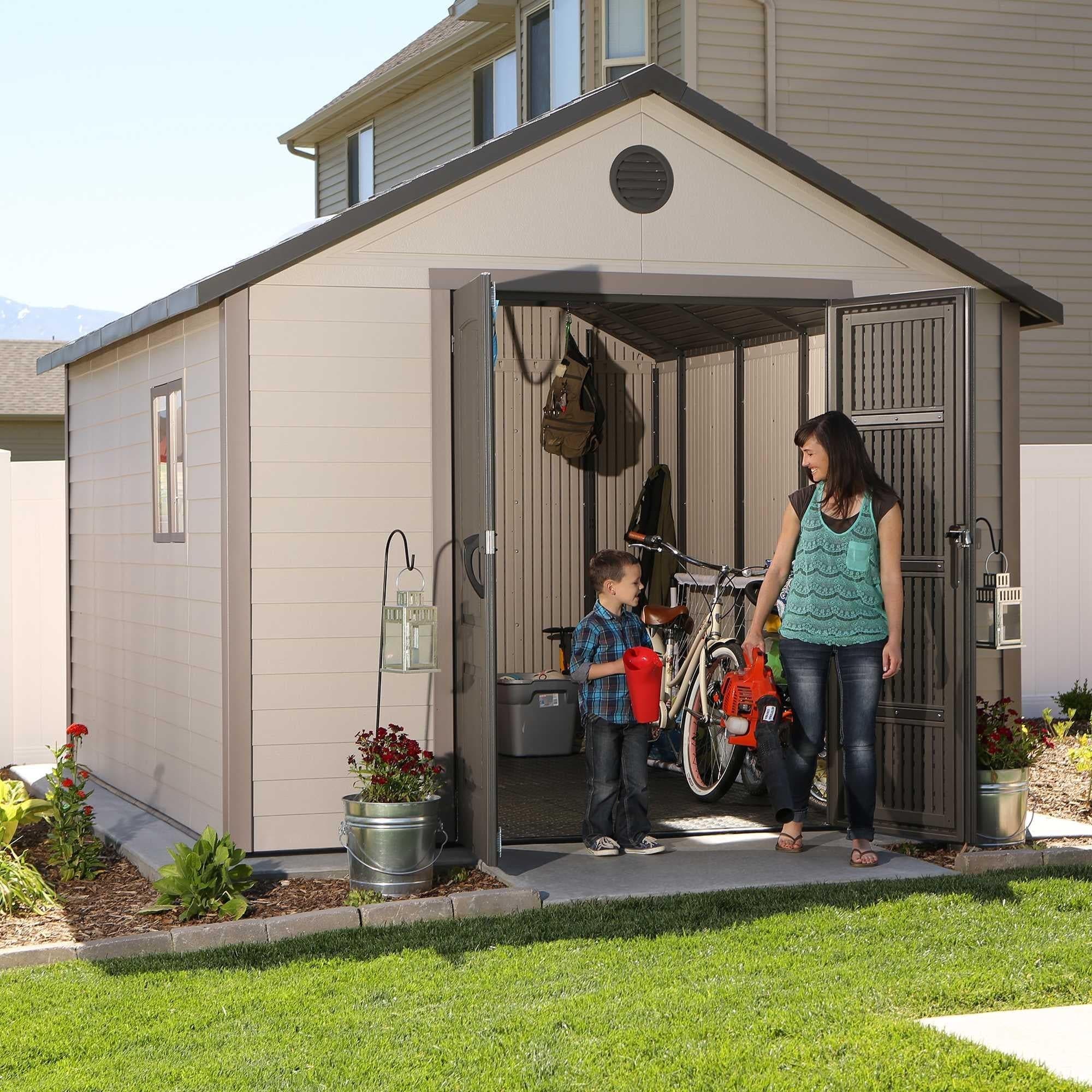 Lifetime 11 Ft. X 13.5 Ft. Outdoor Storage Shed – 6415