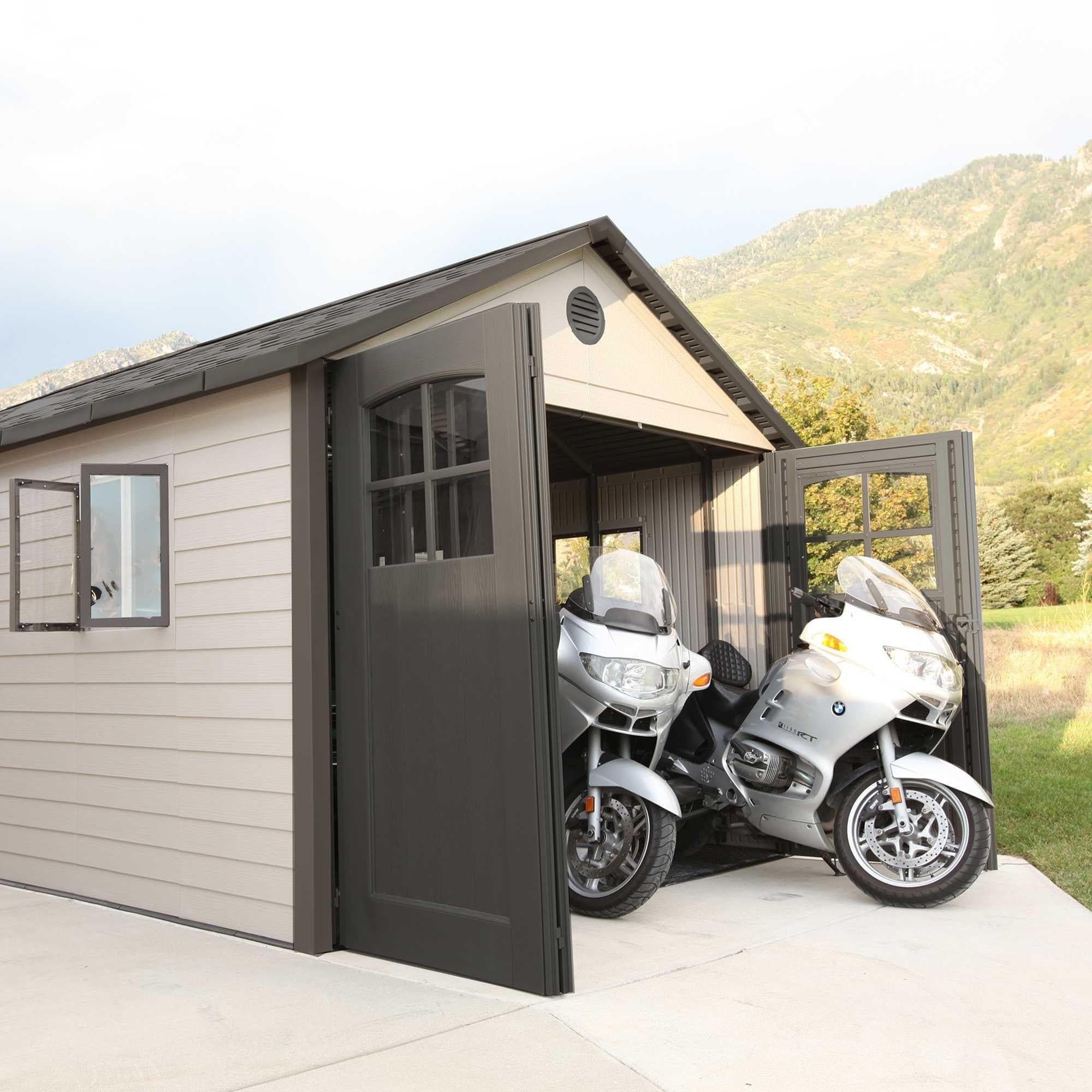 Lifetime 11 Ft. X 18.5 Ft. Outdoor Storage Shed – 60236