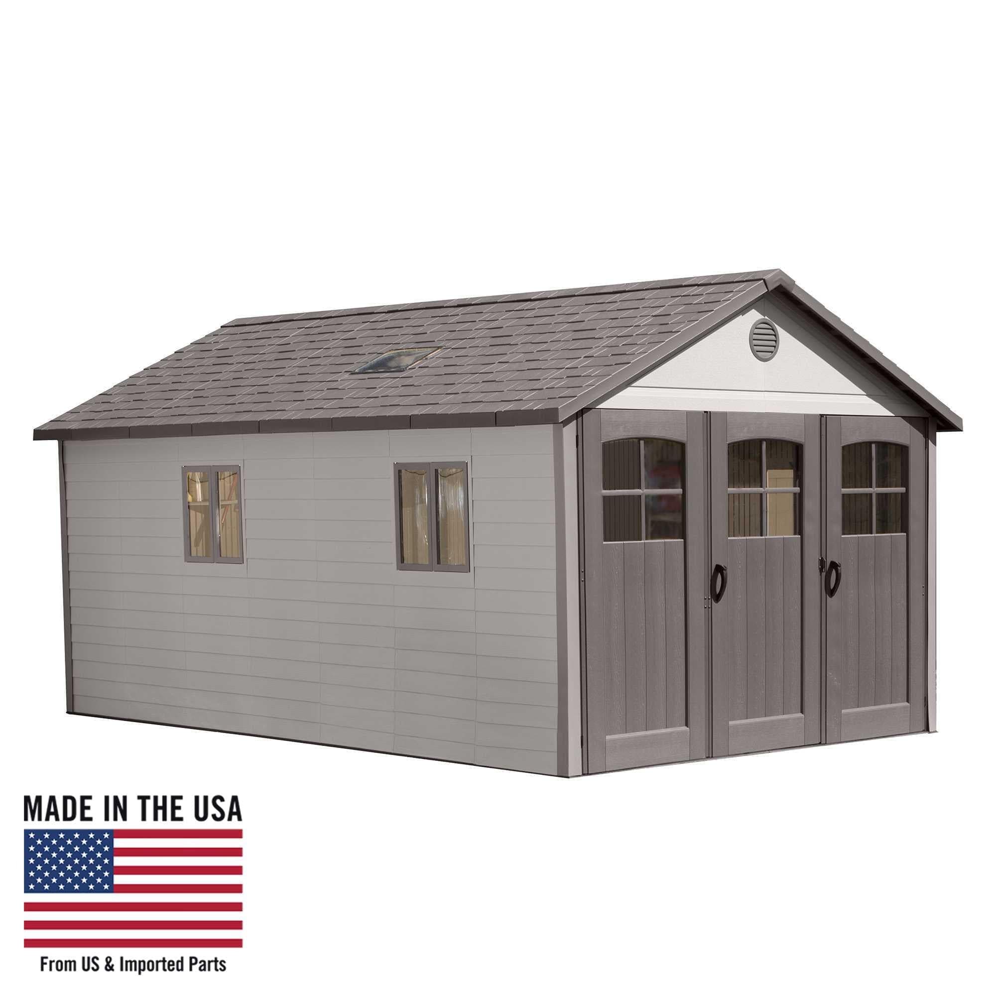 Lifetime 11 Ft. X 18.5 Ft. Outdoor Storage Shed – 60236
