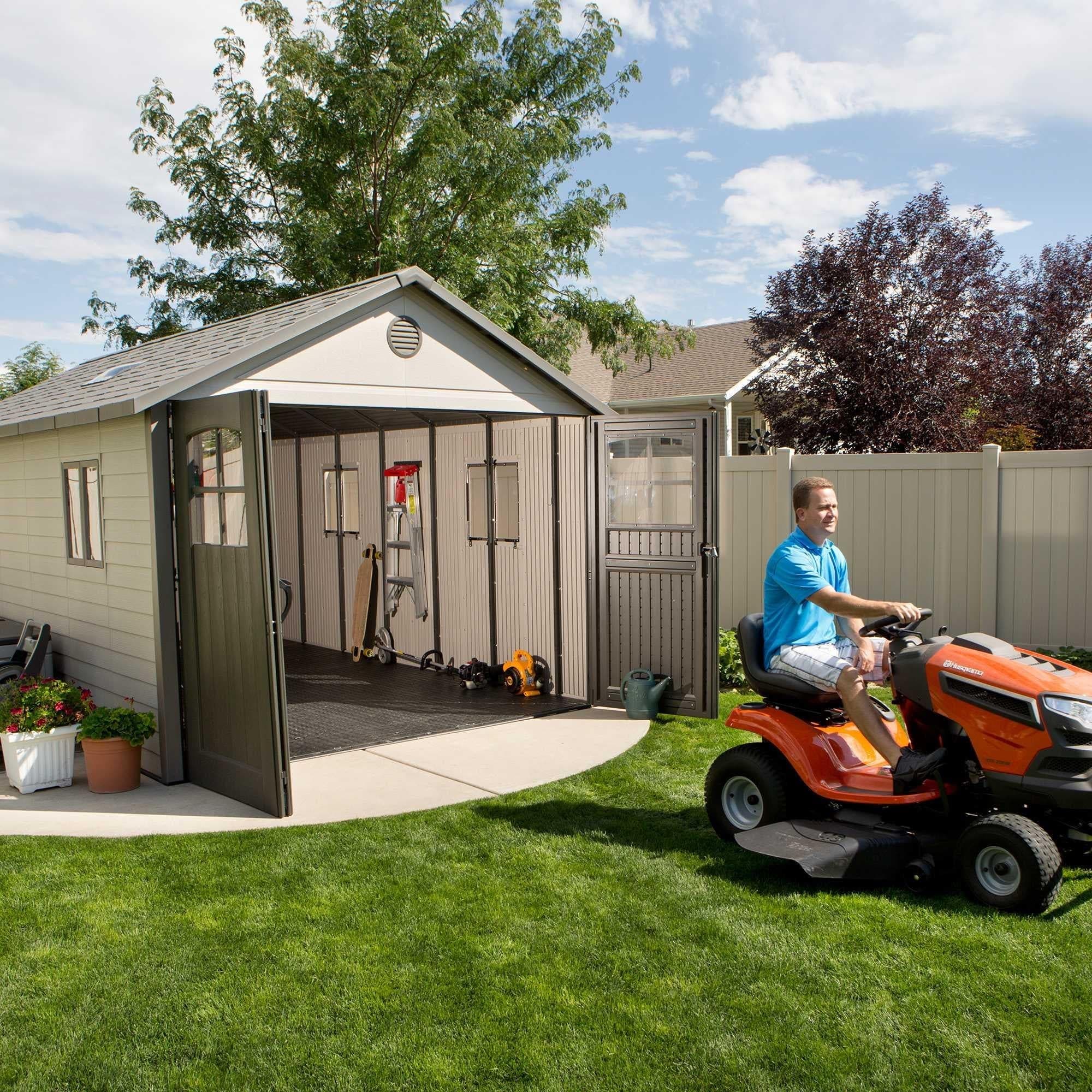Lifetime 11 Ft. X 21 Ft. Outdoor Storage Shed – 60237