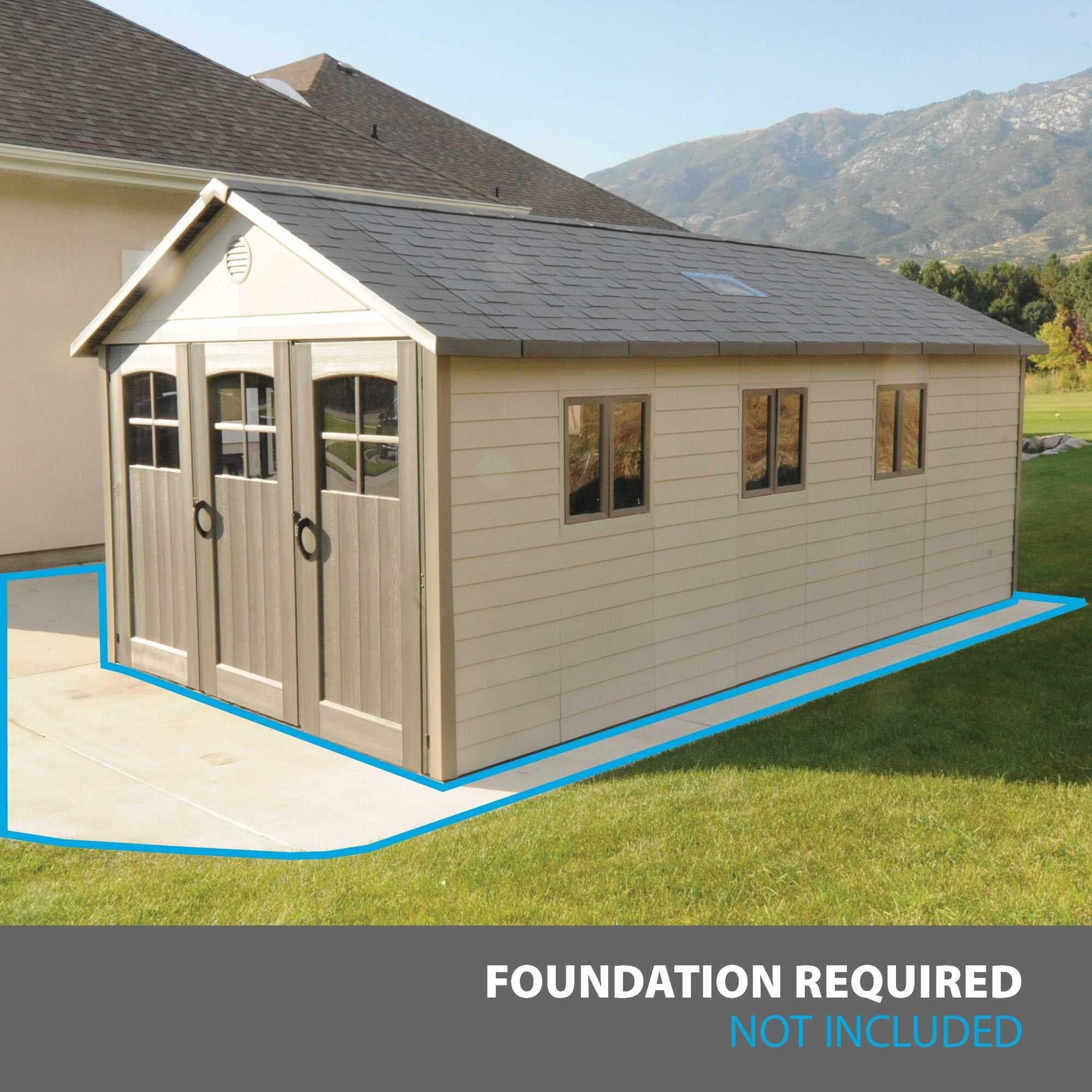 Lifetime 11 Ft. X 21 Ft. Outdoor Storage Shed – 60237