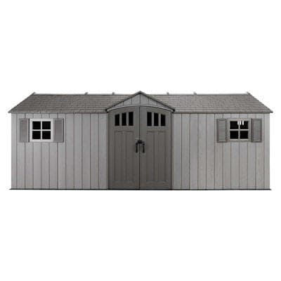 Lifetime 20 x 8 ft. Vinly Outdoor Shed – 60351