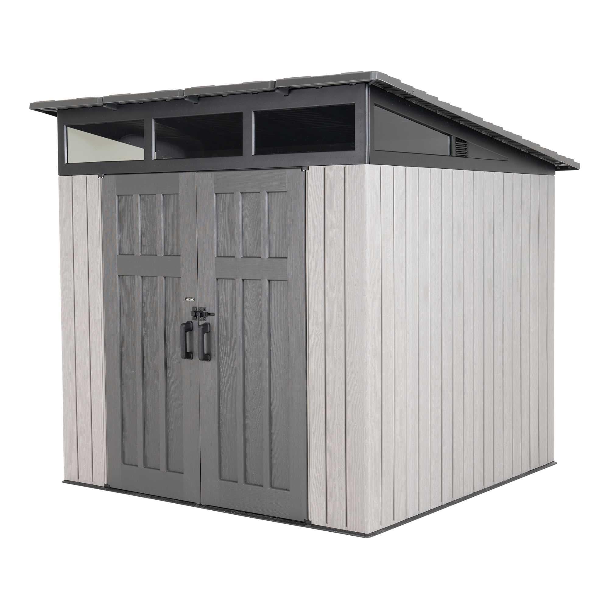 Lifetime 8.3 Ft. X 8.3 Ft. Farmhouse Storage Shed – 60542
