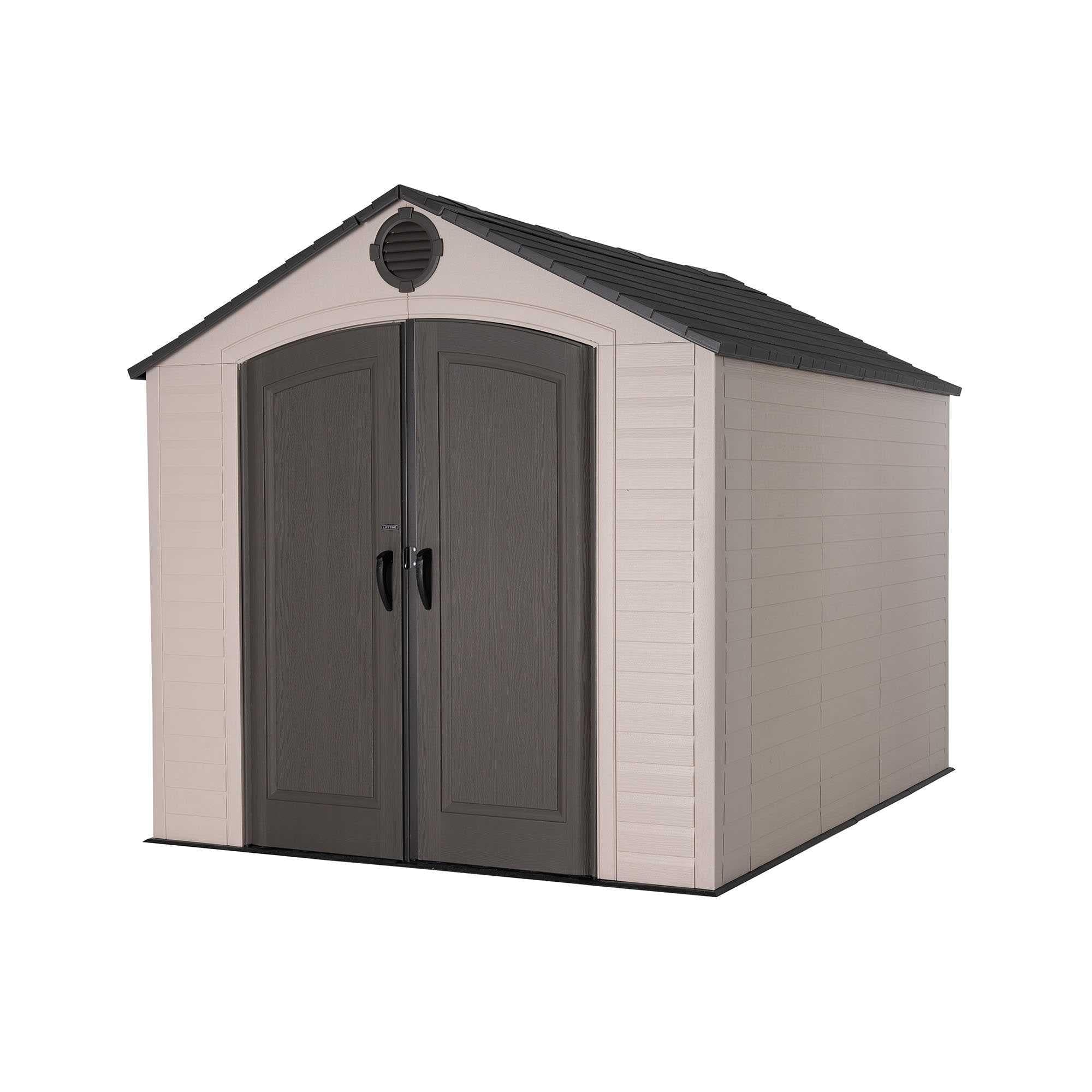 Lifetime 8 Ft. X 10 Ft. Outdoor Storage Shed – 60371