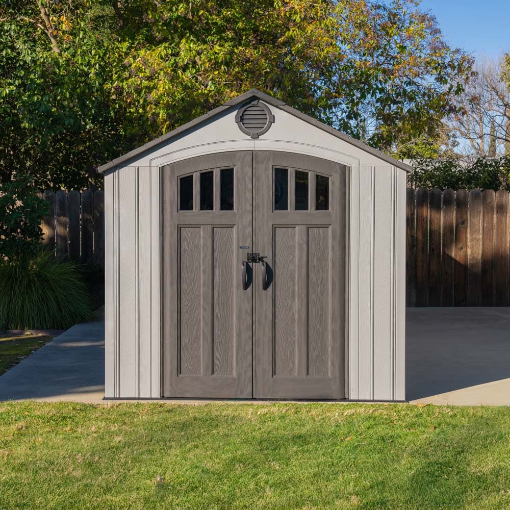 Lifetime 8 ft x 20 ft Outdoor Storage Shed – 60470