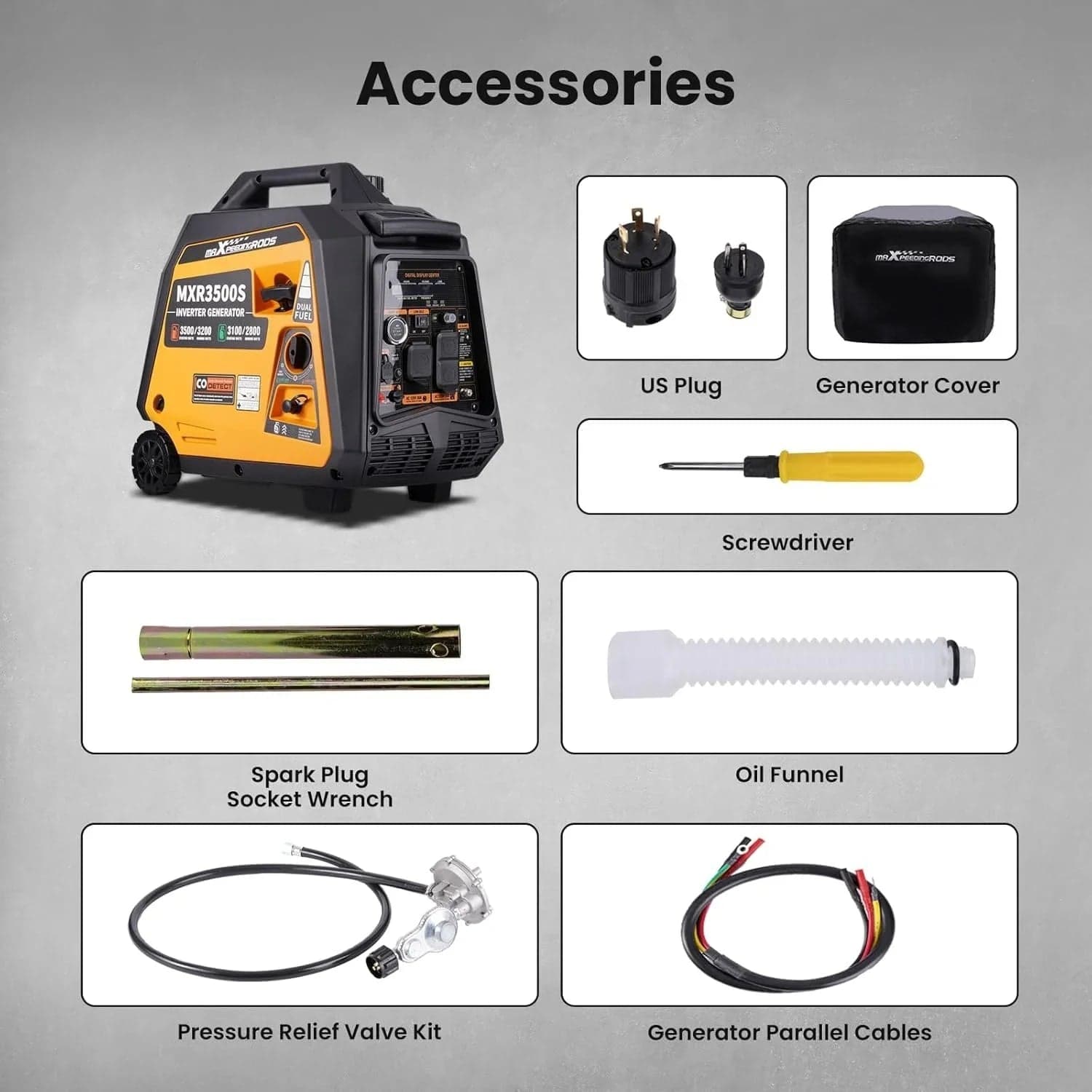 Maxpeedingrods 3500 Watt Portable Super Quite Electric Machines
