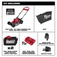 Milwaukee 2823-22HD M18 FUEL Self-Propelled Dual Battery Mower Kits
