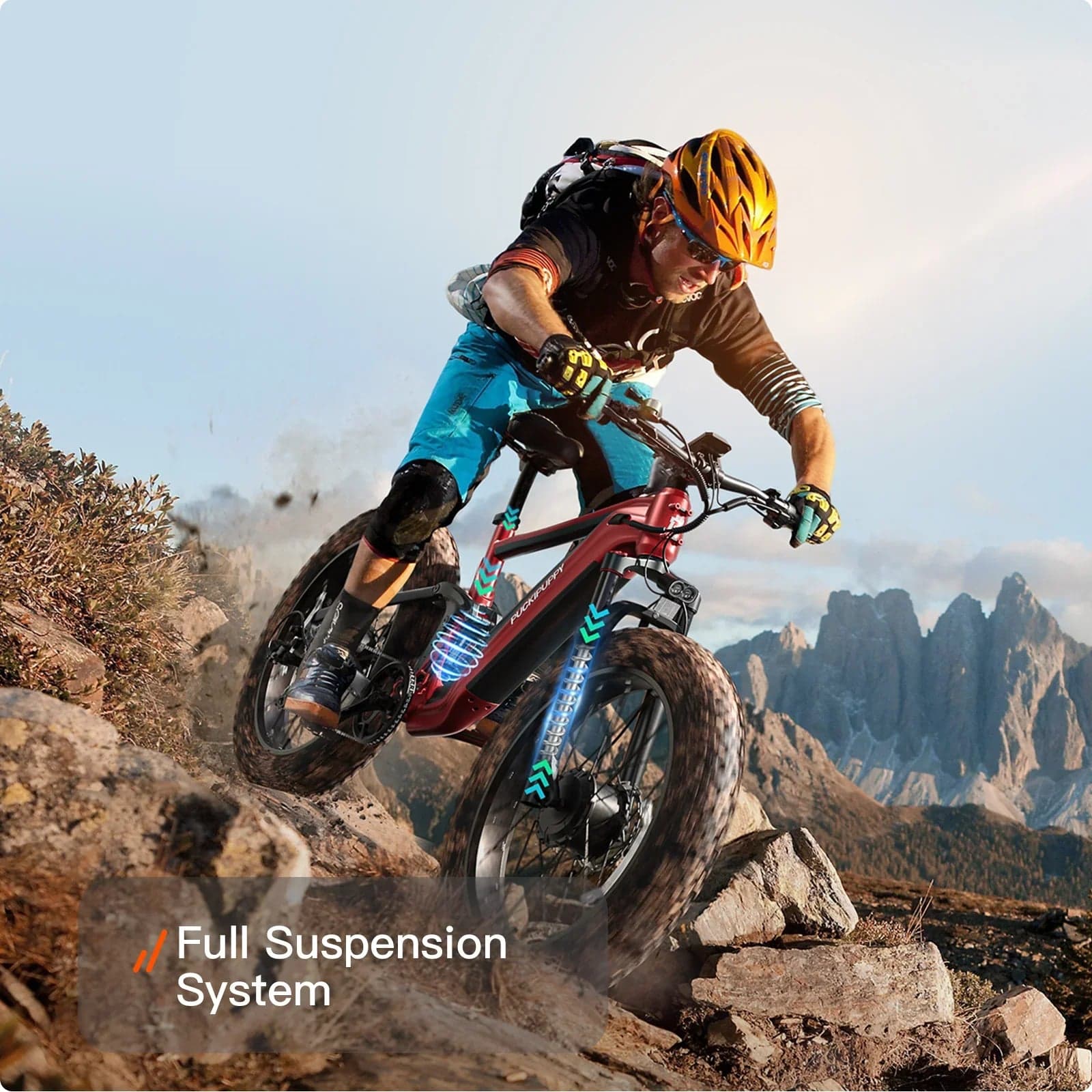 PUCKIPUPPY GoldenR Dual-Motor E-Bikes