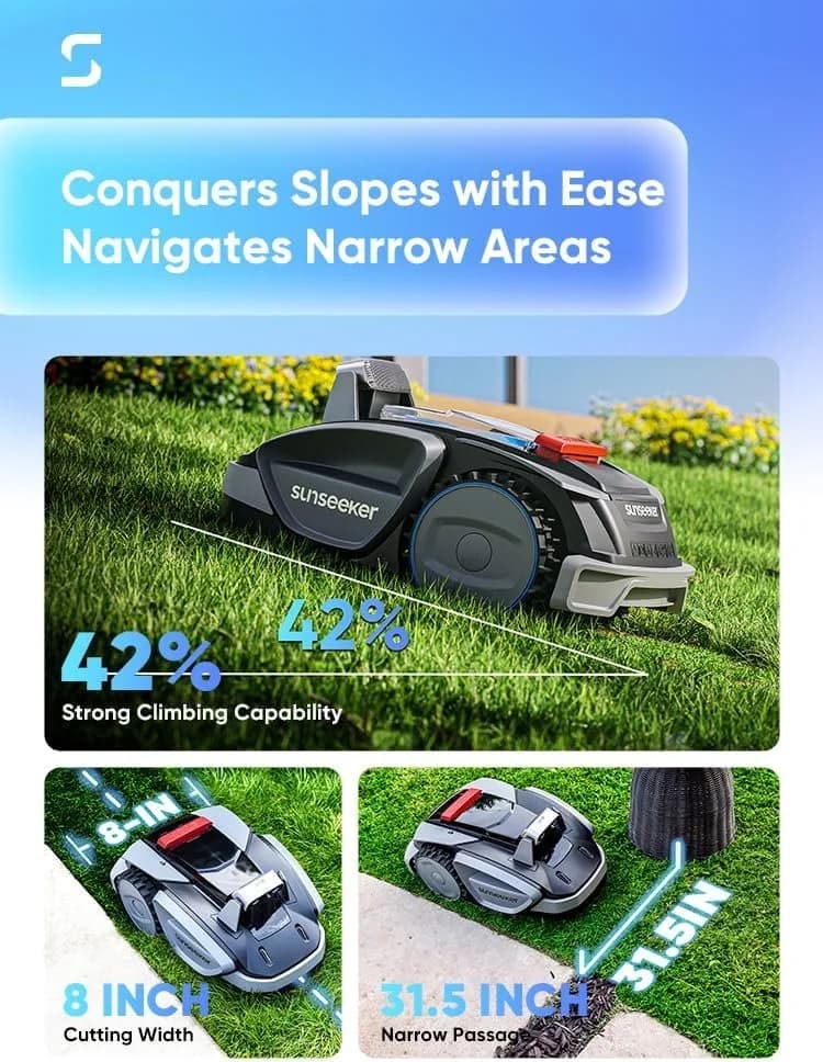Sunseeker V3 Quiet Lawn Mowers