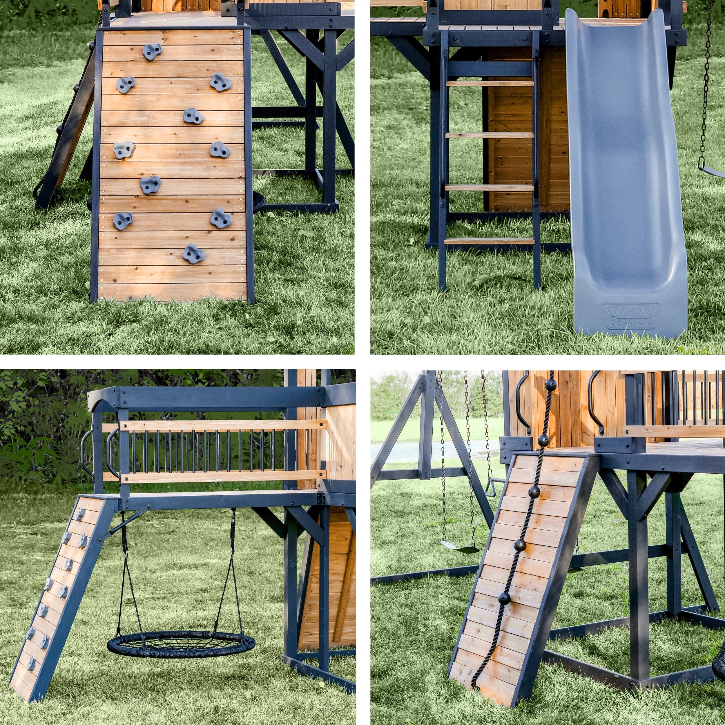Timber Crossing Swing Set