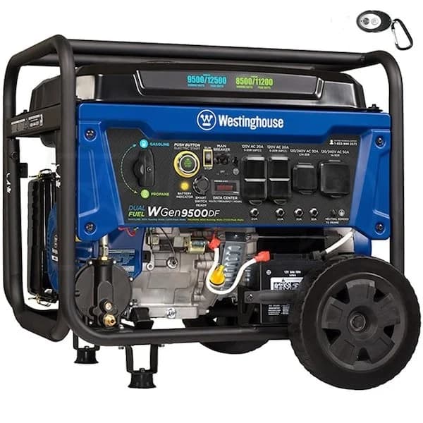 Westinghouse 12,500/9,500-Watt Tri-Fuel Portable EFI Generators