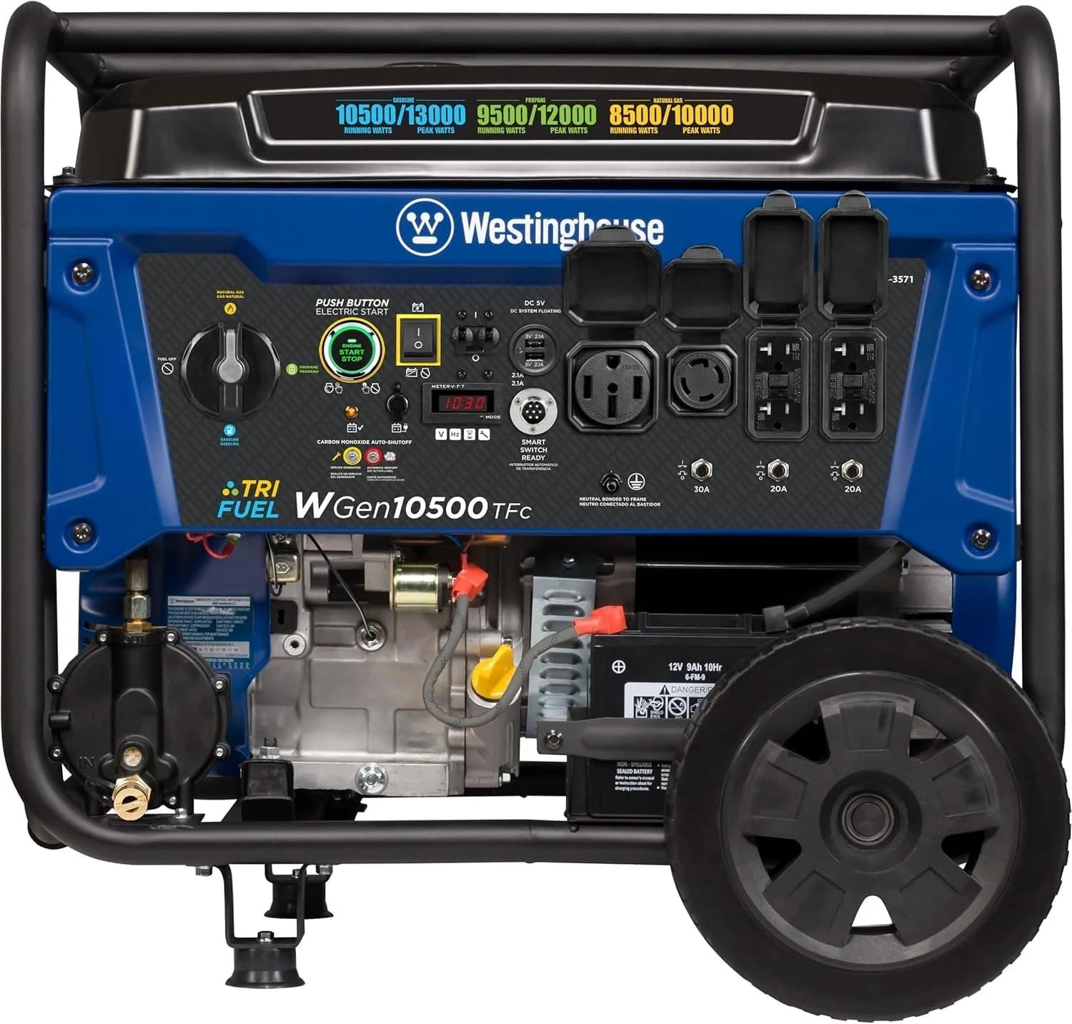 Westinghouse 13,500 Peak Watt Dual Fuel Portable Generators