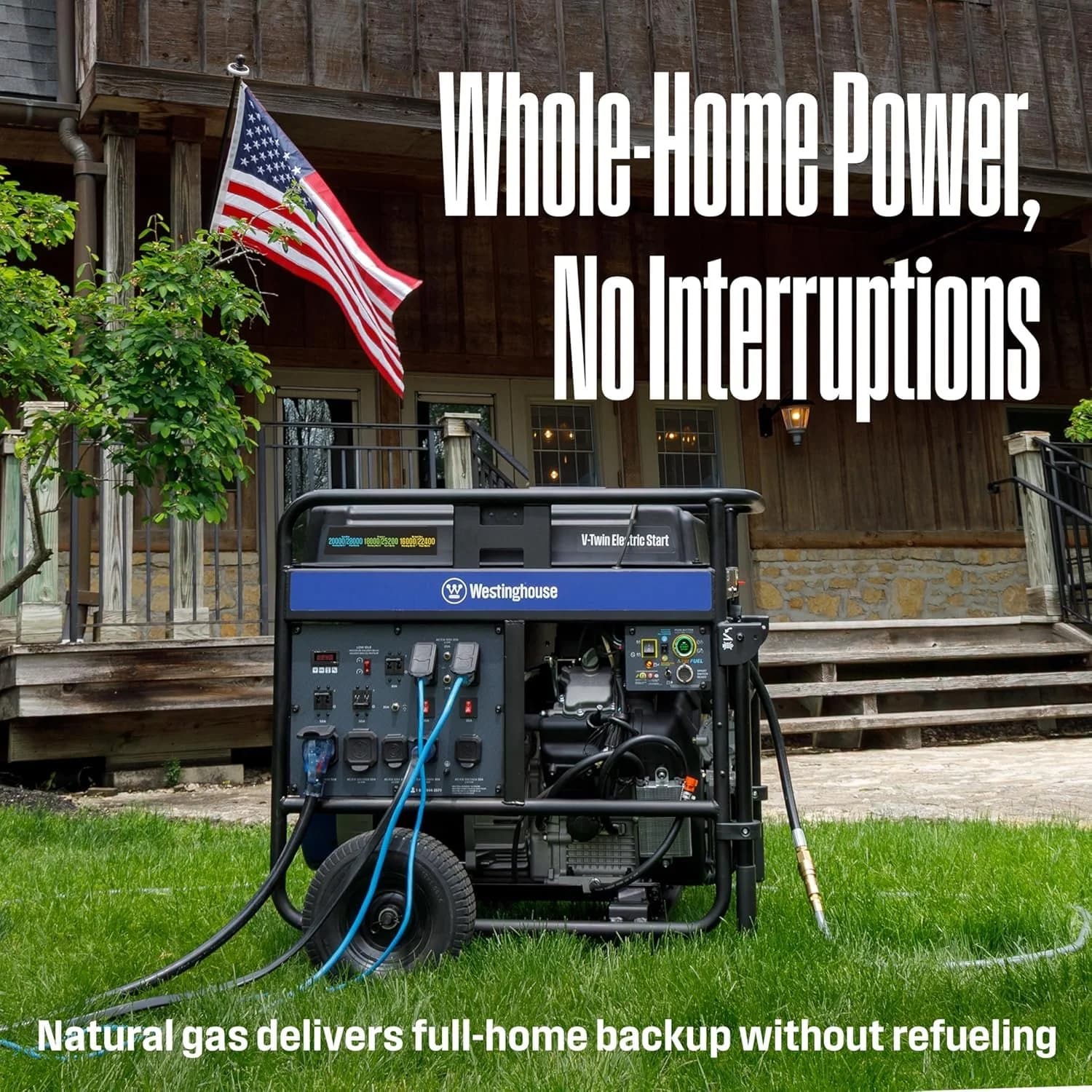 Westinghouse 28,000/20.000-Watt Tri-Fuel Portable Generators