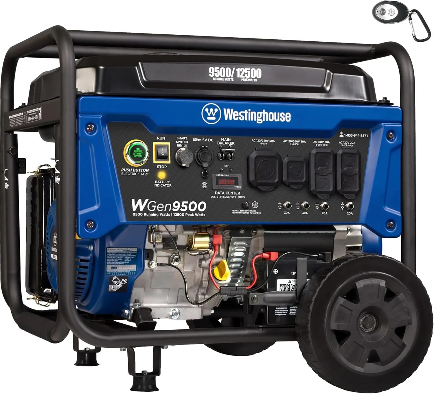 Westinghouse 9500 Peak Watt Home Backup Portable Gas Powered Generators