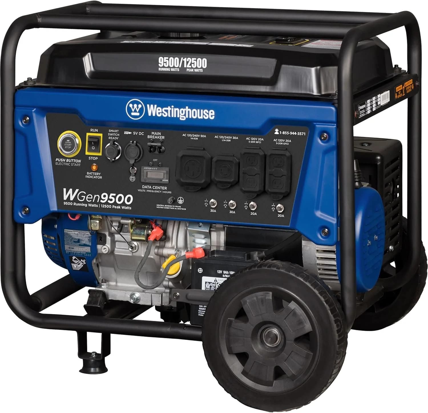 Westinghouse 9500 Peak Watt Home Backup Portable Gas Powered Generators
