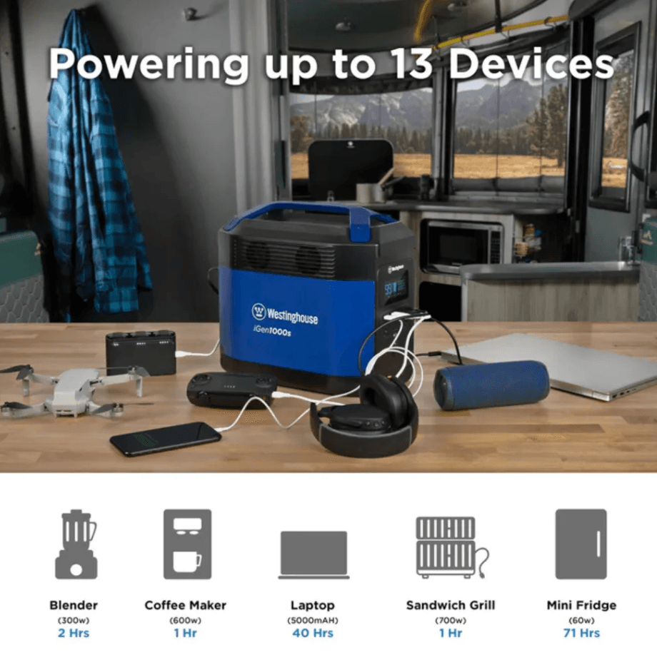 WESTINGHOUSE iGEN1000S PORTABLE POWER STATION