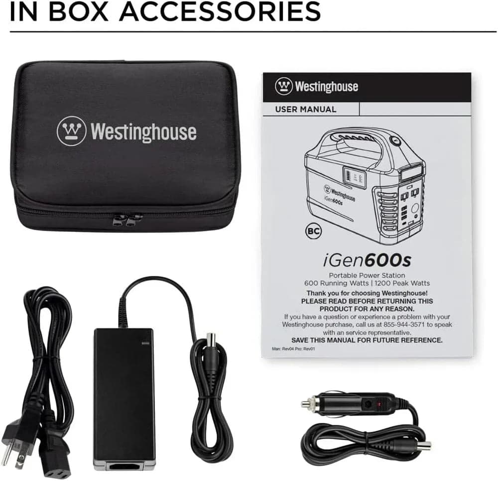 Westinghouse iGen600s Portable Power Station 600W 592Wh News