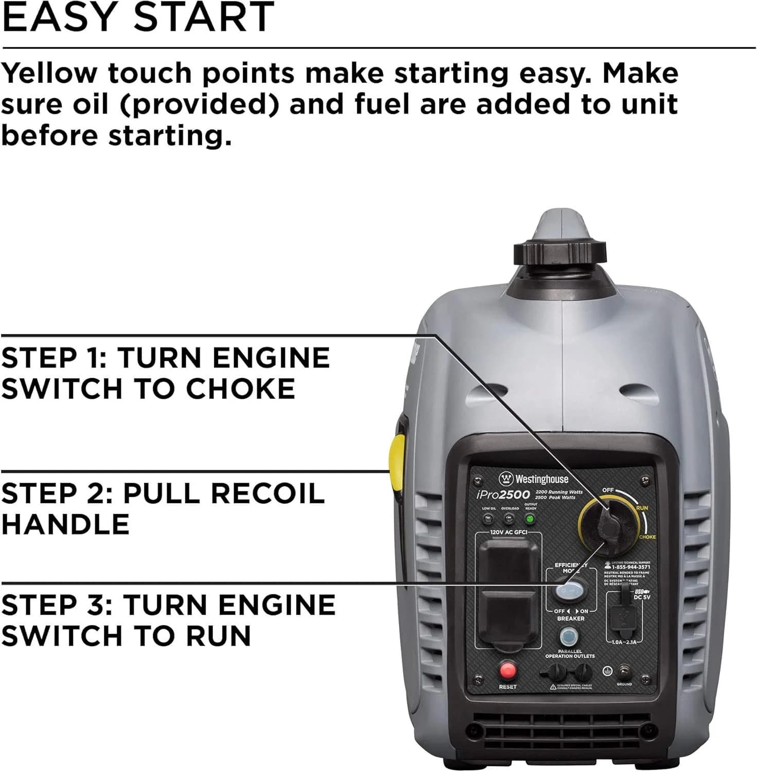 Westinghouse iPro2500 Portable Inverter Generators