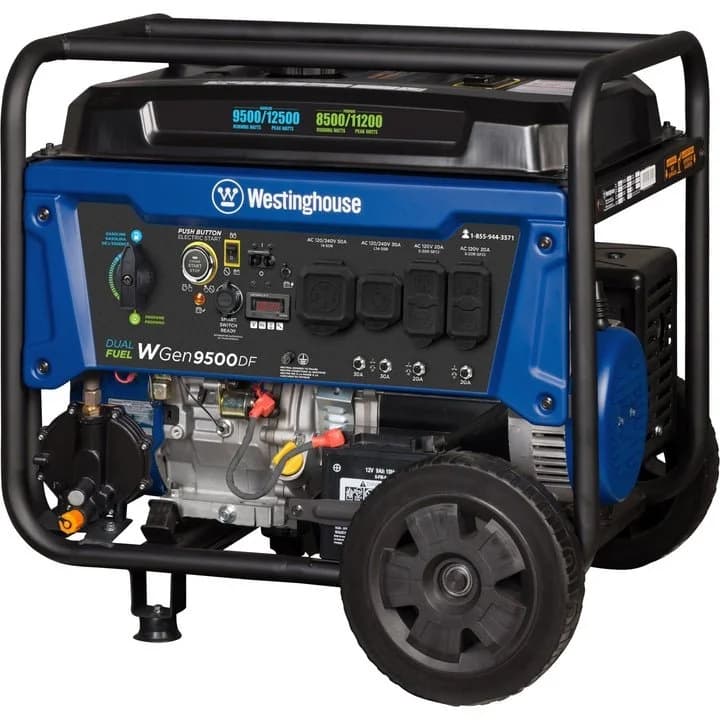 Westinghouse WGen9500DF Portable Generators